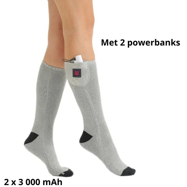 Heat Socks - Verwarmde Sokken met Verstelbare Temperatuur - Unisex