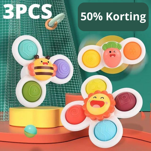 BabySpinner™ | Zachte Roterende Spinners Met Zuignappen | Nu 50% Korting!