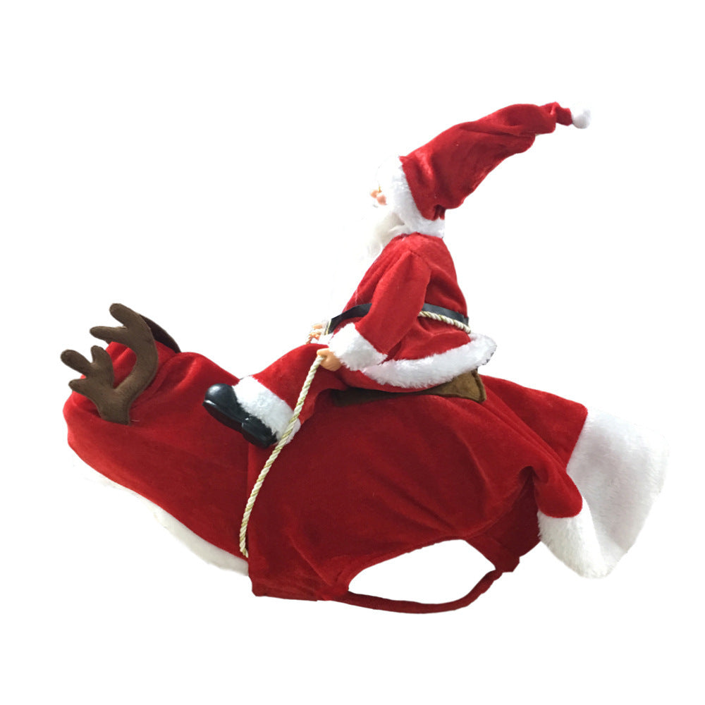 Hond Kerst Kleding Kerstman