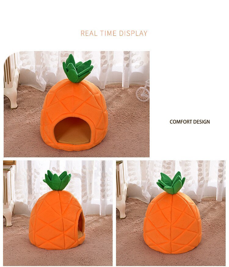 Ananas huisdier bed