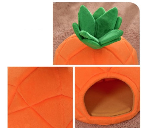 Ananas huisdier bed