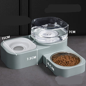 Waterdispenser is een mobiele en automatische watertoevoer voor huisdieren zonder stekker