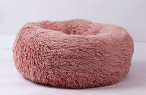 Hondenbedden voor kleine honden Ronde pluche kattenbak Kennel huisdier nestmat Puppy bedden