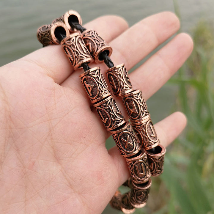 Set Of Viking Rune Baard kralen