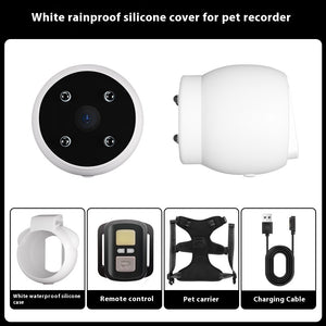 Huisdierenrecorder Huisdier Tracker Halsband Honden En Katten Kijkhoek Bewegingsopname Camera Actiecamera Met Video Neemt Kattenhalsbanden Camera Sport Huisdierproducten op