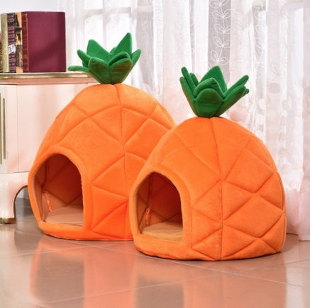 Ananas huisdier bed