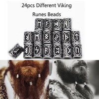 Set Of Viking Rune Baard kralen