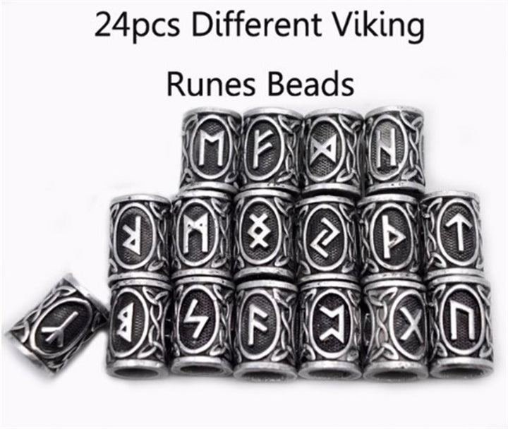 Set Of Viking Rune Baard kralen