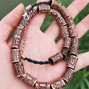 Set Of Viking Rune Baard kralen