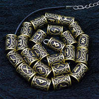 Set Of Viking Rune Baard kralen