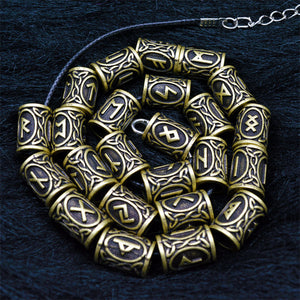 Set Of Viking Rune Baard kralen