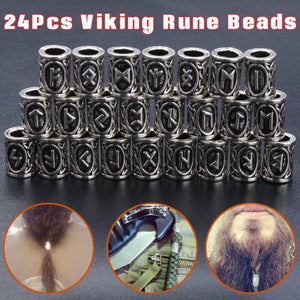 Set Of Viking Rune Baard kralen